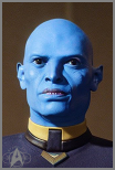 Stable Diffusion Online
https://stablediffusionweb.com/#demo


male, alien race, blue face, blue skin, without hair, official starfleet officer